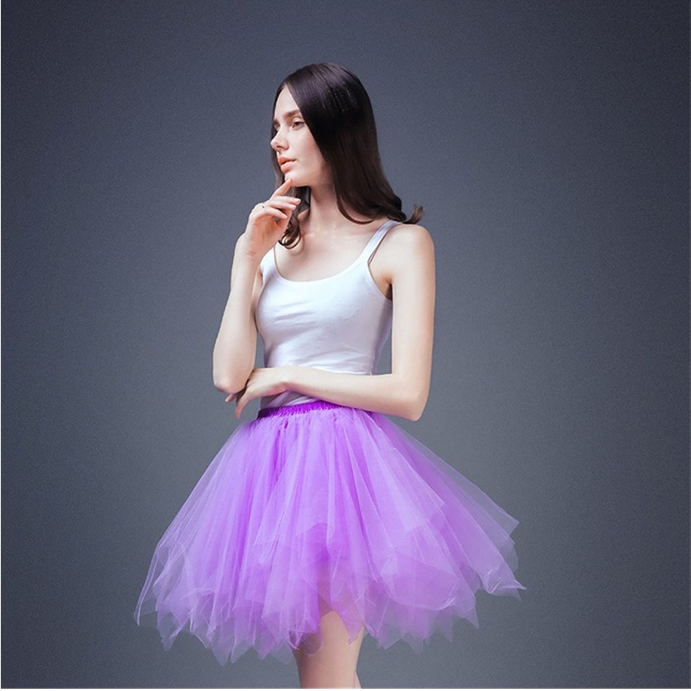 Adult Women Tutu Skirt Layered, Tulle Petticoat | size XL